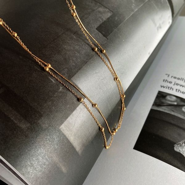 silvology 925 sterling silver double layers round bead choker necklace for women snake chain elegant necklace festival jewelry q0531
silvology 925 sterling silver double layers round bead choker necklace for women snake chain elegant necklace festival jewelry q0531