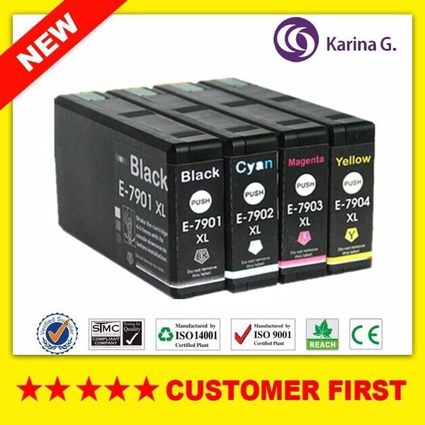 ink cartridges compatible cartridge for t7911 t7901 -t7904 - t7914 workforce pro wf-4630dwf 4640dtwf 5110dw etc.
ink cartridges compatible cartridge for t7911 t7901 -t7904 - t7914 workforce pro wf-4630dwf 4640dtwf 5110dw etc.