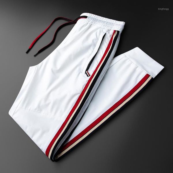 new summer thin white ice cream casual sports pants for men light luxury fashion quick dry slimming men's pants with small feet1, Black
new summer thin white ice cream casual sports pants for men light luxury fashion quick dry slimming men's pants with small feet1, Black