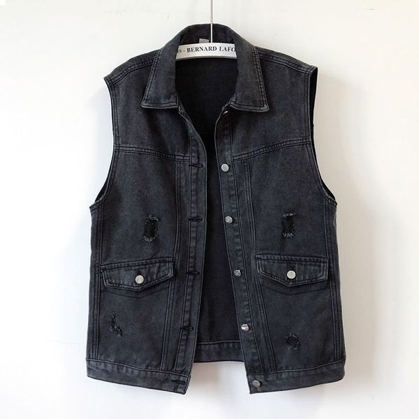 new 2021 nova moda primavera preto denim colete feminino casaco breasted collar roupas femininas y164 mz9t 7av9, Black;white
new 2021 nova moda primavera preto denim colete feminino casaco breasted collar roupas femininas y164 mz9t 7av9, Black;white