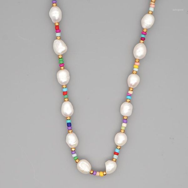 chokers go2boho necklace for women luxury freshwater pearl seed beads choker necklaces fashion stainless steel clasp collar jewelry1, Golden;silver
chokers go2boho necklace for women luxury freshwater pearl seed beads choker necklaces fashion stainless steel clasp collar jewelry1, Golden;silver