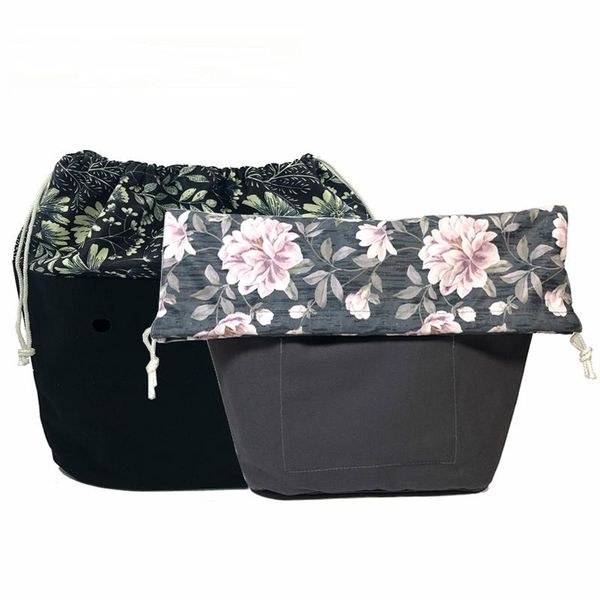 mini classic drawstring coating string lining inner pocket for classic mini obag insert with inner for eva o bag handbag