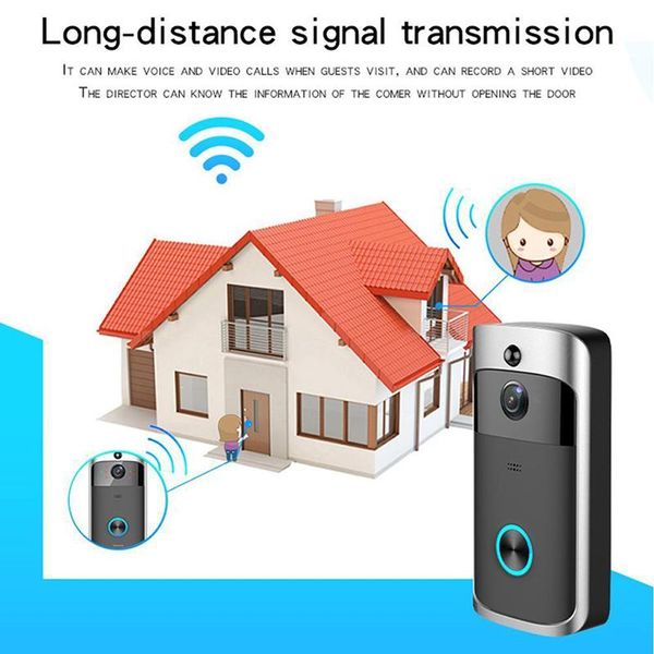 smart wireless wifi doorbell video phone door visual ring intercom camera safety system lhb99
smart wireless wifi doorbell video phone door visual ring intercom camera safety system lhb99