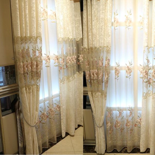 curtain & drapes european-style embroidery tulle ice velvet sheer curtains for living room custom without blackout 001
curtain & drapes european-style embroidery tulle ice velvet sheer curtains for living room custom without blackout 001
