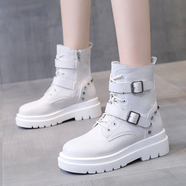 good quality women motorcyle boots platform shoes chunky booties belt riding boot double buckle ladies shoes 2020 winter 8506n #j58b, Black
good quality women motorcyle boots platform shoes chunky booties belt riding boot double buckle ladies shoes 2020 winter 8506n #j58b, Black