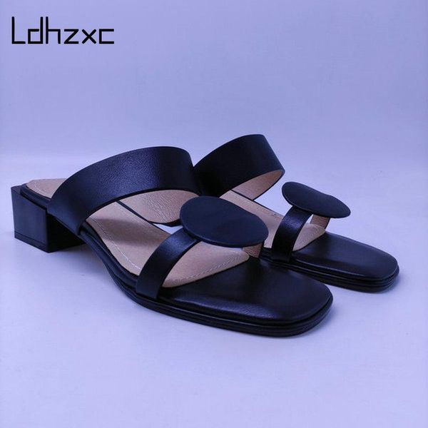 2021 fashion lady sandals thick high heel shoes women square heels shoes cover heel summer female footwear size 34-46, Black
2021 fashion lady sandals thick high heel shoes women square heels shoes cover heel summer female footwear size 34-46, Black