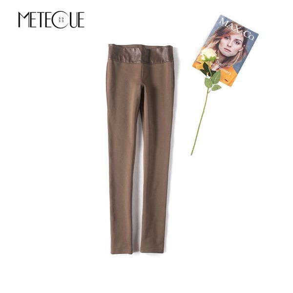 office lady plus size elastic waist women pencil pants 100% sheepskin patchwork stretch ponte de roma pants autumn winter 201109, Black;white
office lady plus size elastic waist women pencil pants 100% sheepskin patchwork stretch ponte de roma pants autumn winter 201109, Black;white