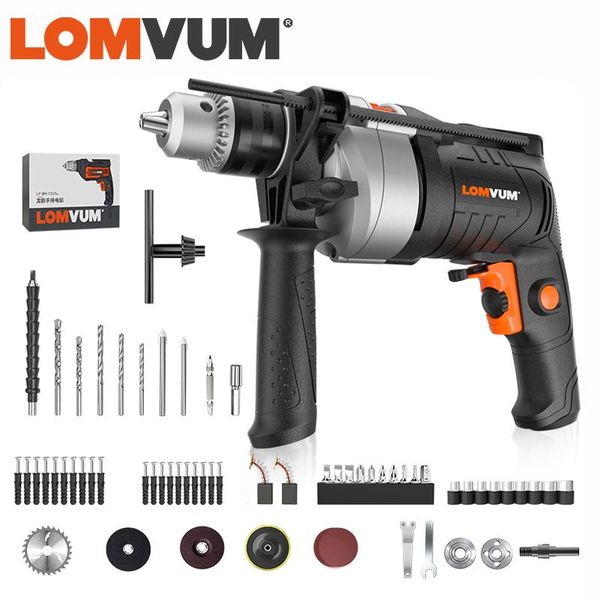professiona electric drills lomvum 13mm impact drill 780w 220v ac rotary powerful tools bits grinding accessories multifunctional screwdrive
professiona electric drills lomvum 13mm impact drill 780w 220v ac rotary powerful tools bits grinding accessories multifunctional screwdrive