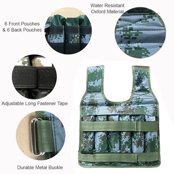 max loading 50kg adjustable weighted vest weight jacket oxford exercise cloth strength training (empty) accessories
max loading 50kg adjustable weighted vest weight jacket oxford exercise cloth strength training (empty) accessories