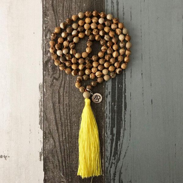 facted picture j-asper knotted long necklace gift for him/her mala yellow tassel necklaces 108 prayer beads yoga necklace men, Silver
facted picture j-asper knotted long necklace gift for him/her mala yellow tassel necklaces 108 prayer beads yoga necklace men, Silver