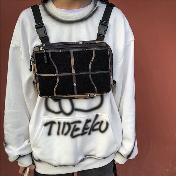 cross body couple fashion brand chest bag camouflage portable tactical shoulder outdoor function personality street dance
cross body couple fashion brand chest bag camouflage portable tactical shoulder outdoor function personality street dance