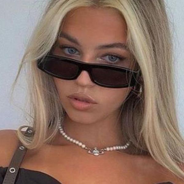sunglasses vintage rectangle women trend small square shades sun glasses for female summer oculos eyewear, White;black
sunglasses vintage rectangle women trend small square shades sun glasses for female summer oculos eyewear, White;black