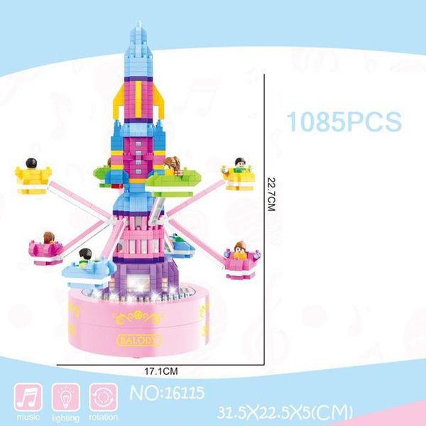 funny amusement park music box micro diamond building block with light rotary aircraft brick toy collection for gifts yxlnxg rimmer
funny amusement park music box micro diamond building block with light rotary aircraft brick toy collection for gifts yxlnxg rimmer
