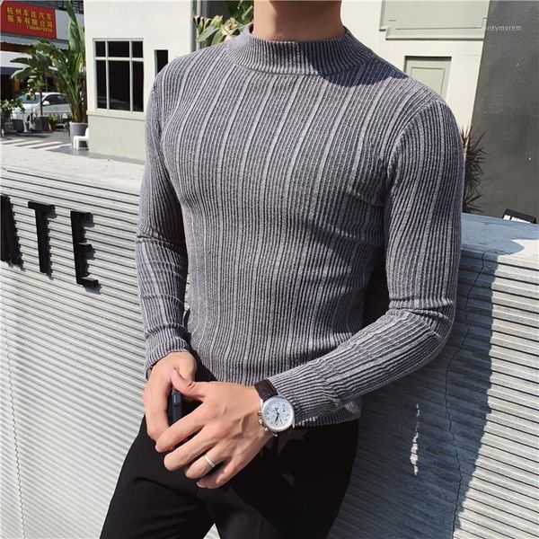 men's sweaters simple autumn winter pullovers men striped sweater casual fashion 2021 round collar slim fit stretched pull homme 5color, White;black
men's sweaters simple autumn winter pullovers men striped sweater casual fashion 2021 round collar slim fit stretched pull homme 5color, White;black