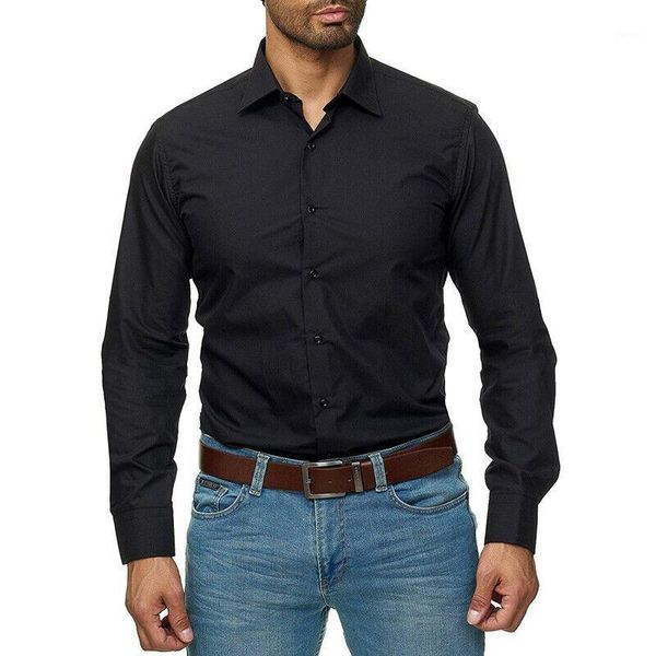 new 2019 luxury men formal work business dress shirts male long sleeve turn-down collar slim fit casual shirt plus size1, White;black
new 2019 luxury men formal work business dress shirts male long sleeve turn-down collar slim fit casual shirt plus size1, White;black