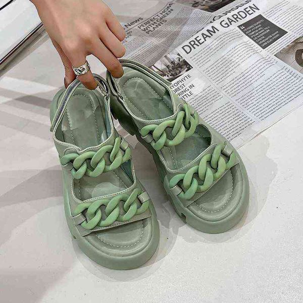 summer new style ladies casual fashion double-chain flat platform slippers sandals women's shoes open-toe sandals, Black
summer new style ladies casual fashion double-chain flat platform slippers sandals women's shoes open-toe sandals, Black