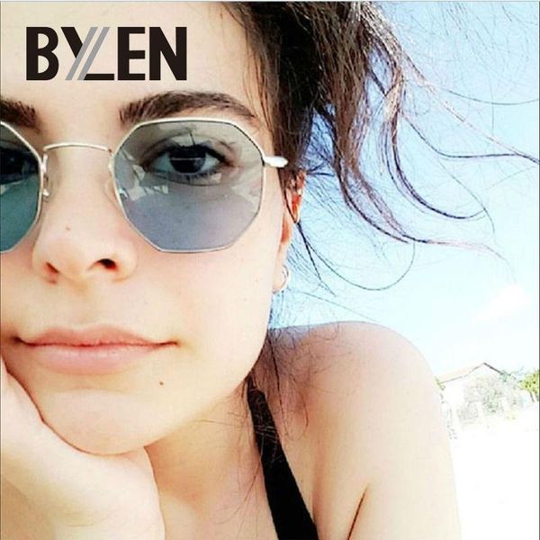 sunglasses bylen women small polygon metal frame sun glasses octagon vintage brand steampunk eyewear uv400, White;black
sunglasses bylen women small polygon metal frame sun glasses octagon vintage brand steampunk eyewear uv400, White;black