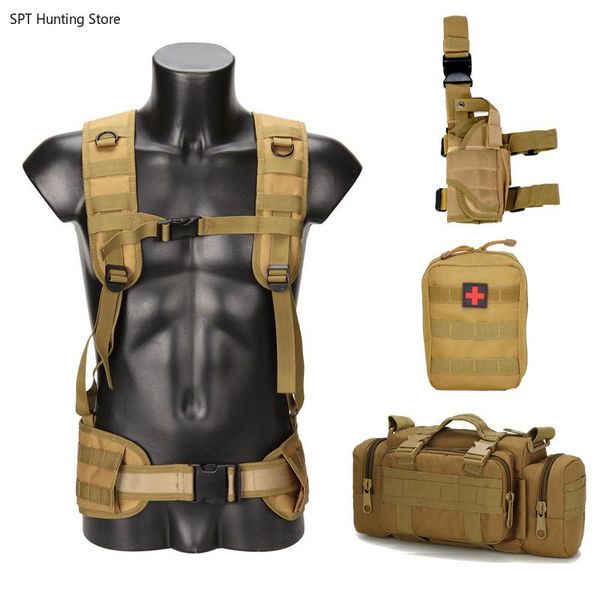tactical vest combat molle battle tactical girdle wargame cs army training belt outdoor hunting clothes, Camo;black
tactical vest combat molle battle tactical girdle wargame cs army training belt outdoor hunting clothes, Camo;black