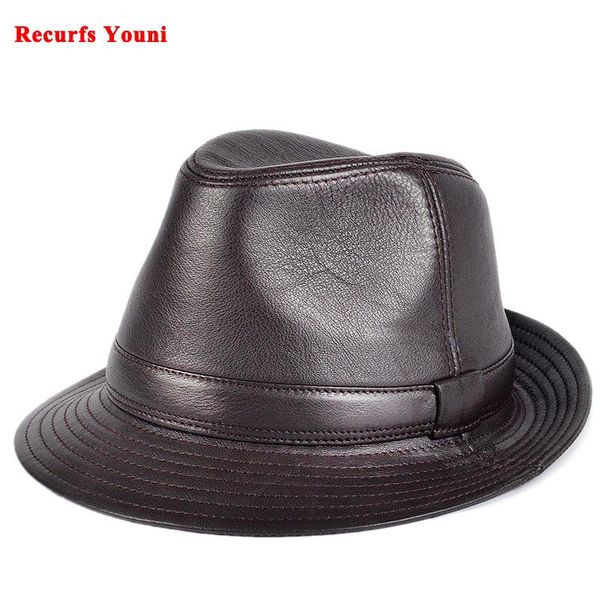 wide brim hats man genuine leather jazz fedora gentleman cow skin short black/brown hip fitted hat male shows er, Blue;gray
wide brim hats man genuine leather jazz fedora gentleman cow skin short black/brown hip fitted hat male shows er, Blue;gray