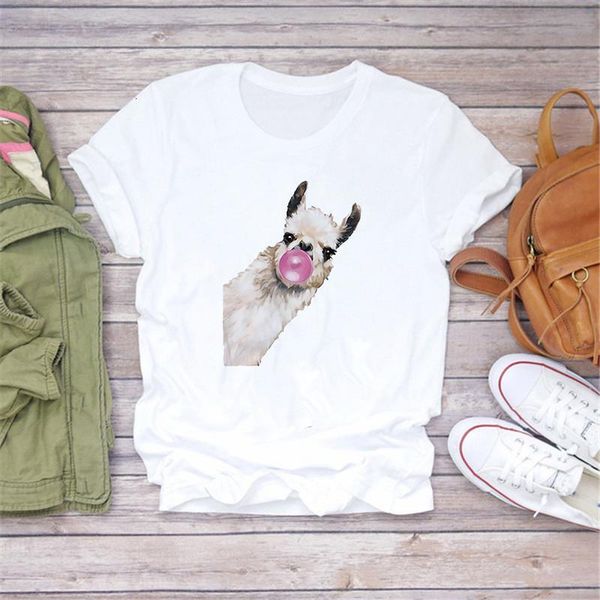 2020 women t shirt alpaca bubbles girls tshirt print short sleeve female t-shirts ladies girls t-shirt kawaii, White
2020 women t shirt alpaca bubbles girls tshirt print short sleeve female t-shirts ladies girls t-shirt kawaii, White