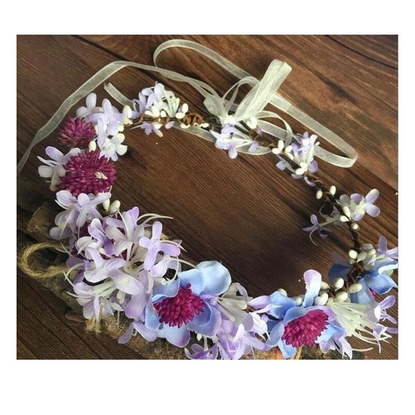 handmade bridal wedding flower wreath holiday hair headdress flower crown korean hair accessories adjustable party jllnpw
handmade bridal wedding flower wreath holiday hair headdress flower crown korean hair accessories adjustable party jllnpw