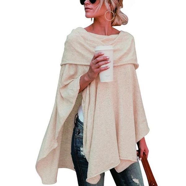 off shoulder asymmetric overlap solid poncho pullover blouse women fashion clothing ladies blusas feminina fall, White
off shoulder asymmetric overlap solid poncho pullover blouse women fashion clothing ladies blusas feminina fall, White