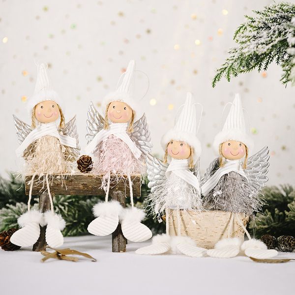 1pc new year plush dolls with angel cute hat xmas tree ornament christmas home decoration doll pendant kid gift 2021
1pc new year plush dolls with angel cute hat xmas tree ornament christmas home decoration doll pendant kid gift 2021