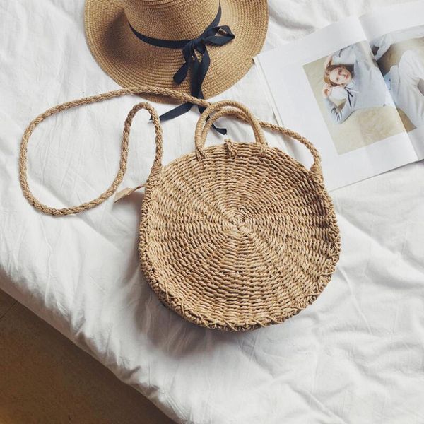 bohemian style woven rattan bag round straw shoulder bag beach handbags women summer hollow handmade messenger crossbody bags
bohemian style woven rattan bag round straw shoulder bag beach handbags women summer hollow handmade messenger crossbody bags