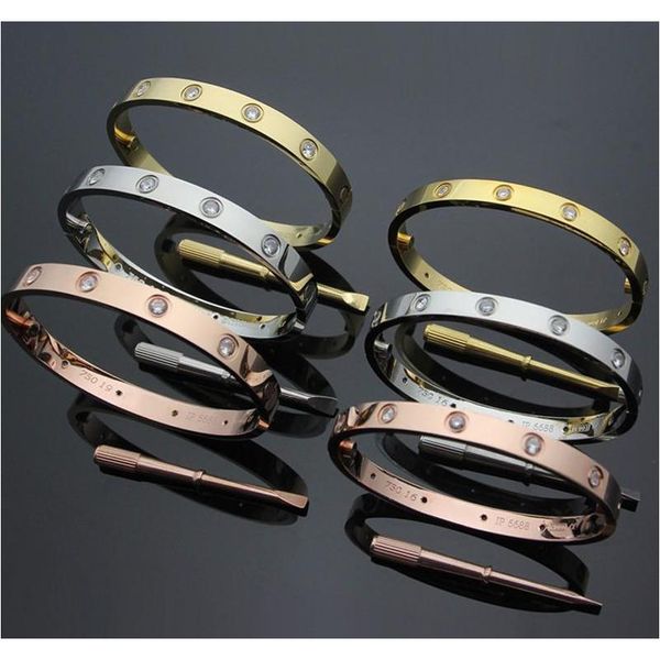 316l stainless steel new style silver rose 18k gold screw love bangle bracelet with cz screwdriver for woman jewelry screws never lose i8ls, Black
316l stainless steel new style silver rose 18k gold screw love bangle bracelet with cz screwdriver for woman jewelry screws never lose i8ls, Black