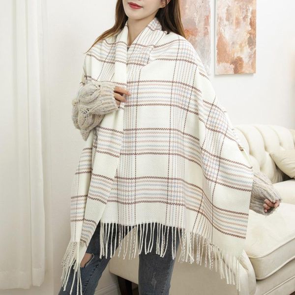 scarves ladies winter thick tartan warm wrap arrival women's cashmere scarfs women fashion colourful tassel plaid shawl, Blue;gray
scarves ladies winter thick tartan warm wrap arrival women's cashmere scarfs women fashion colourful tassel plaid shawl, Blue;gray