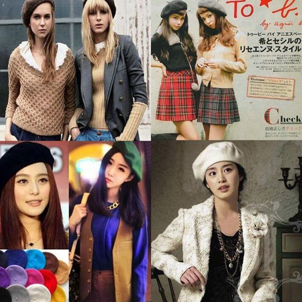 berets 2021 fashion women cute hat womens sweet solid warm wool winter beret french artist beanie cap, Blue;gray
berets 2021 fashion women cute hat womens sweet solid warm wool winter beret french artist beanie cap, Blue;gray