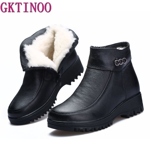 gktinoo winter snow boots women ankle boot wedges platform heel waterproof natural wool fur warm women boots shoes big size t200425, Black
gktinoo winter snow boots women ankle boot wedges platform heel waterproof natural wool fur warm women boots shoes big size t200425, Black
