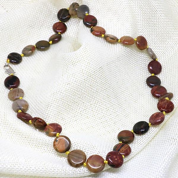multicolor semi-precious natural picasso stone coin beads 12,14mm women necklace jewelry making18inch b1515, Silver
multicolor semi-precious natural picasso stone coin beads 12,14mm women necklace jewelry making18inch b1515, Silver