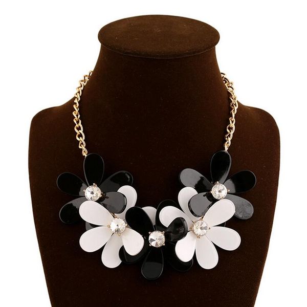 chokers dilica fashion flower bib necklace choker women resin floral statement female necklaces jewelry, Golden;silver
chokers dilica fashion flower bib necklace choker women resin floral statement female necklaces jewelry, Golden;silver