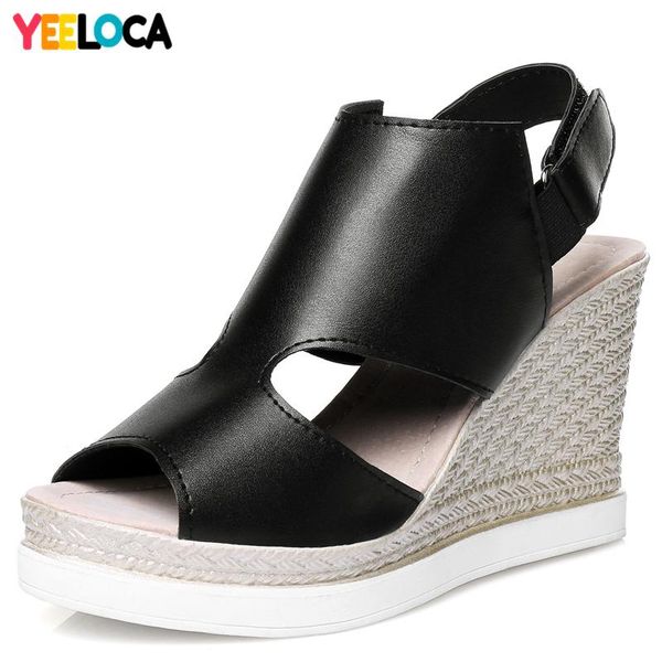 dress shoes yeeloca sandals women summer wedges high heels platform pointed toe open hook loop casual black solid woman
dress shoes yeeloca sandals women summer wedges high heels platform pointed toe open hook loop casual black solid woman