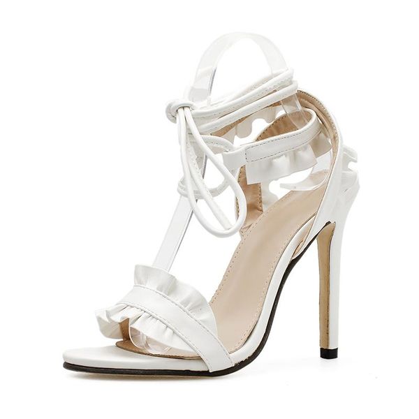 sandals plus size ladies cross lace sandals summer shoes lace ankle strap ruffled shoes, Black
sandals plus size ladies cross lace sandals summer shoes lace ankle strap ruffled shoes, Black
