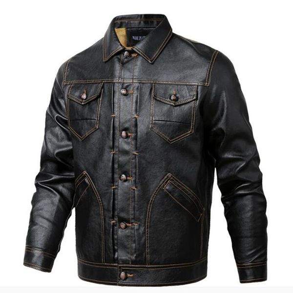 2021 casual men outwear bomber jacket of plutonium from motorcycle man multi-pocket men's leather jackets warm bm96, Black
2021 casual men outwear bomber jacket of plutonium from motorcycle man multi-pocket men's leather jackets warm bm96, Black