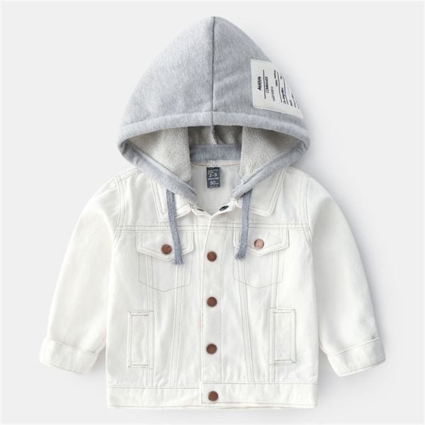 baby jacket a kids cartoon denim coat children outerwear for spring autumn boy hooded jean clothes y200901, Blue;gray
baby jacket a kids cartoon denim coat children outerwear for spring autumn boy hooded jean clothes y200901, Blue;gray