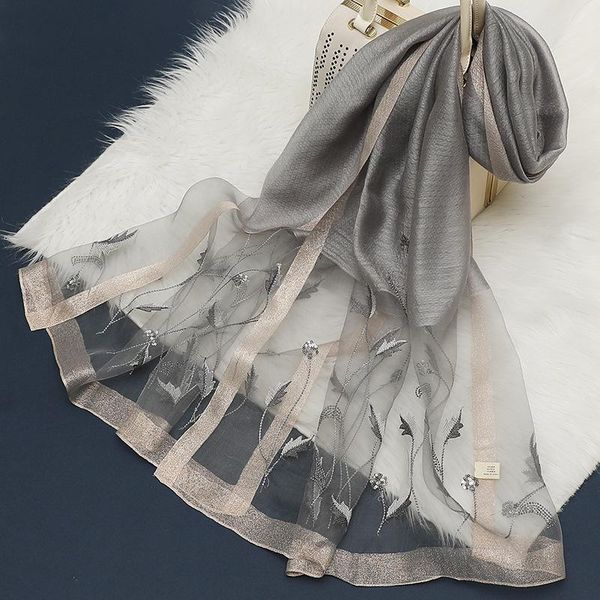 scarves 2021 real silk wool scarf floral embroidery women winter shawls hijab wraps bandana poncho foulard, Blue;gray
scarves 2021 real silk wool scarf floral embroidery women winter shawls hijab wraps bandana poncho foulard, Blue;gray