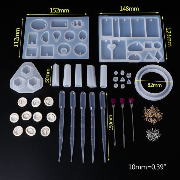 1 set silicone mold mix stick dropper clasp diy jewelry making accessories tools molds geometric epoxy resin combination crafts q1106
1 set silicone mold mix stick dropper clasp diy jewelry making accessories tools molds geometric epoxy resin combination crafts q1106