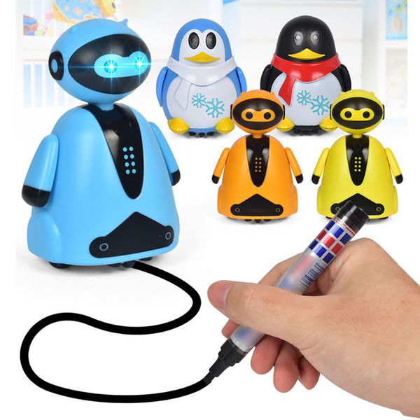 smart robot with lights follow any drawn line magic pen inductive toy electric model toys for children kids gifts
smart robot with lights follow any drawn line magic pen inductive toy electric model toys for children kids gifts