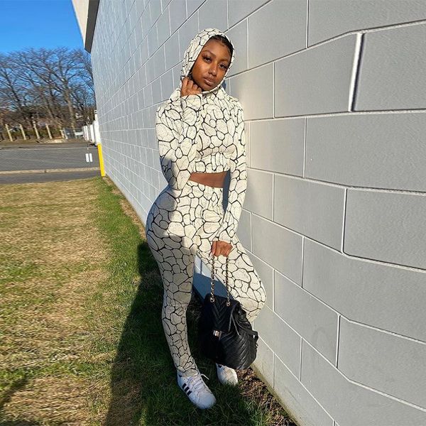 yoga outfits serpentine print women's tracksuit long sleeve hooded sport set 2 pcs women sportswear gym clothing fitness suit activewea, White;red
yoga outfits serpentine print women's tracksuit long sleeve hooded sport set 2 pcs women sportswear gym clothing fitness suit activewea, White;red