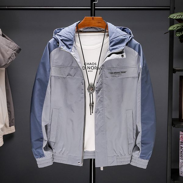 2020 new autumn casual jacket men's long sleeve hooded frock fashion handsome thin coat, Black;brown
2020 new autumn casual jacket men's long sleeve hooded frock fashion handsome thin coat, Black;brown