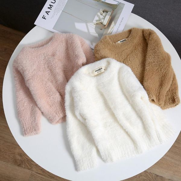 pullover 2021 0-5years korea style kids baby girl knitted sweater imitation mink casual solid cotton winter fall outwear, Blue
pullover 2021 0-5years korea style kids baby girl knitted sweater imitation mink casual solid cotton winter fall outwear, Blue
