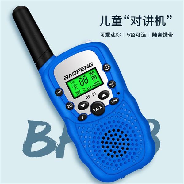 walkie talkie fashion mini baofeng bf-t3 kids safe portable two-way radio handheld transceiver for children toys 22 channel
walkie talkie fashion mini baofeng bf-t3 kids safe portable two-way radio handheld transceiver for children toys 22 channel