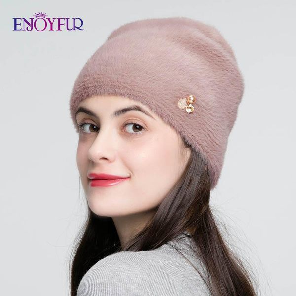 enjoyfur winter hats for women imitate wool thick bonnet for female solid colors rhinestone cap new skulls beanies, Blue;gray
enjoyfur winter hats for women imitate wool thick bonnet for female solid colors rhinestone cap new skulls beanies, Blue;gray