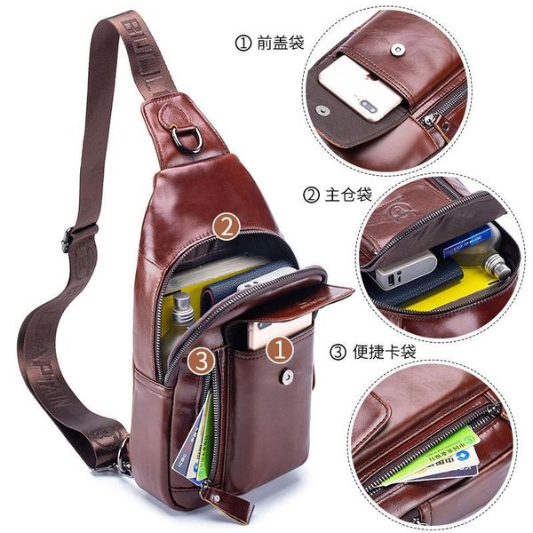waist bags men the first layer cowhide leather chest bag male casual functional fanny money mobile phone shoulder
waist bags men the first layer cowhide leather chest bag male casual functional fanny money mobile phone shoulder