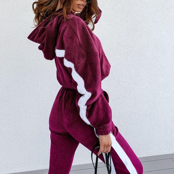 tracksuit 2pcs women set hoodies crop sweatshirt + solid pants hooded 2 piece sets clothing suits female kg-424, Gray
tracksuit 2pcs women set hoodies crop sweatshirt + solid pants hooded 2 piece sets clothing suits female kg-424, Gray