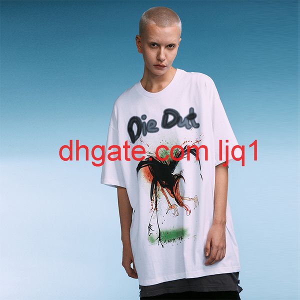 wxwovdy 20ss dark crow theme print trendy short sleeve t-shirt men's round neck loose top, Black
wxwovdy 20ss dark crow theme print trendy short sleeve t-shirt men's round neck loose top, Black
