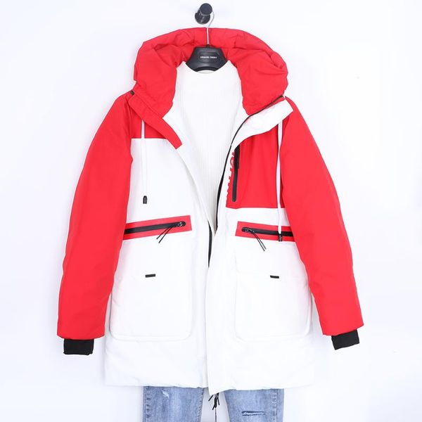2020 winter women's casual down jacket white duck down hooded jacket long-sleeved warm parker women's portable jacke, Black
2020 winter women's casual down jacket white duck down hooded jacket long-sleeved warm parker women's portable jacke, Black